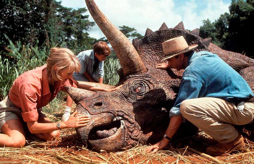 películas de dinosaurios: Parque jurásico (1993)