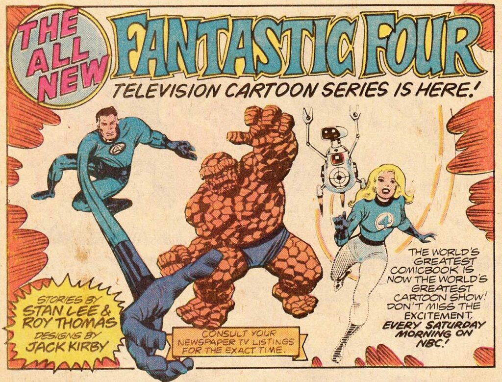 Las adaptaciones de Los Cuatro Fantásticos en televisión