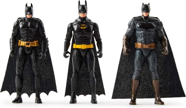 DC Comics-Pack de 3 Figuras Batman 10cm