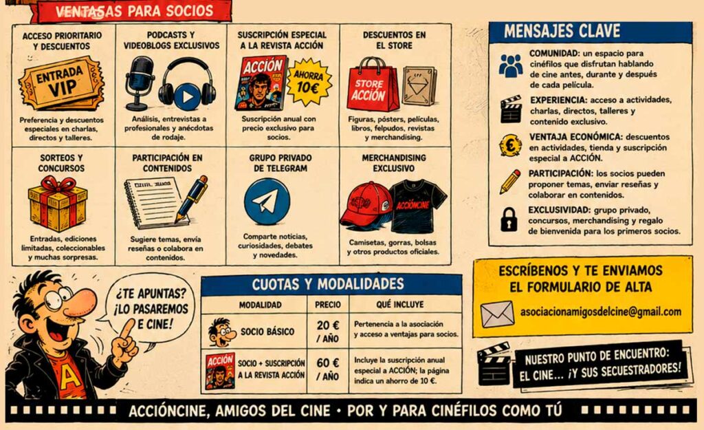 Nace la Asociación AcciónCine Amigos del Cine 2 Asociación AcciónCine