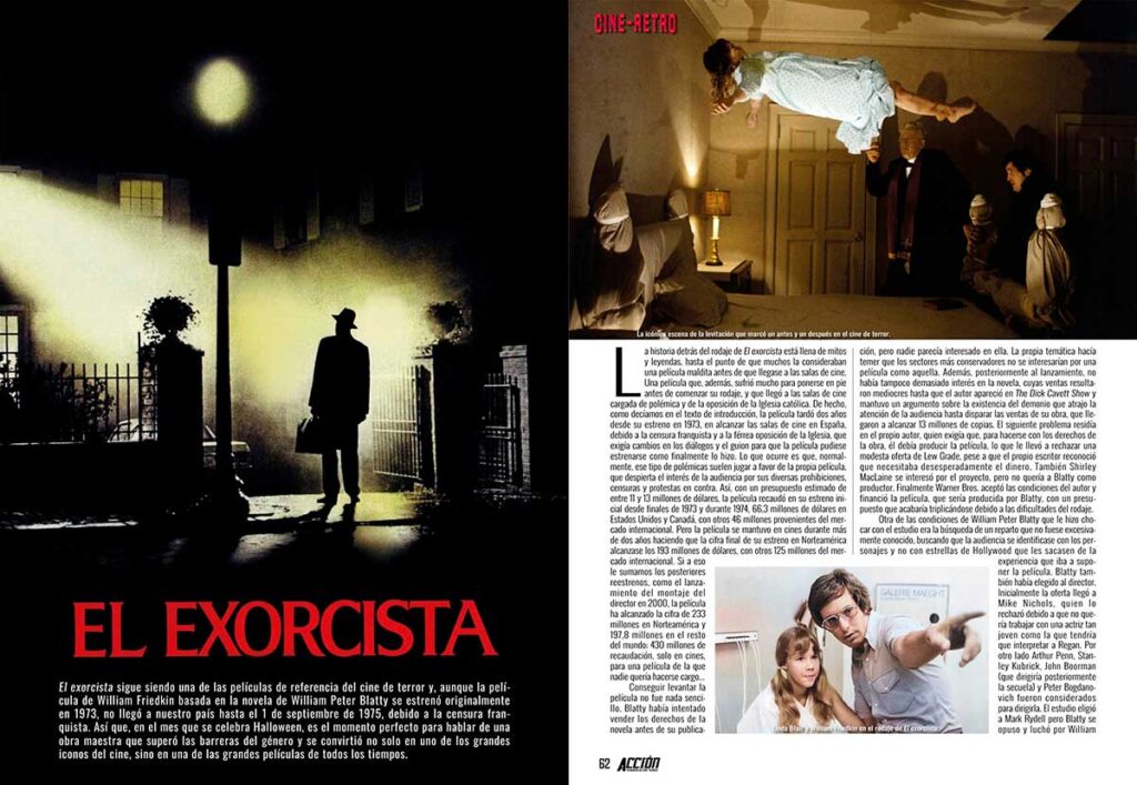 Revista ACCION OCTUBRE 2025 número 2510 3 Revista ACCION OCTUBRE 2025 número 2510: Cine-Retro: El exorcista