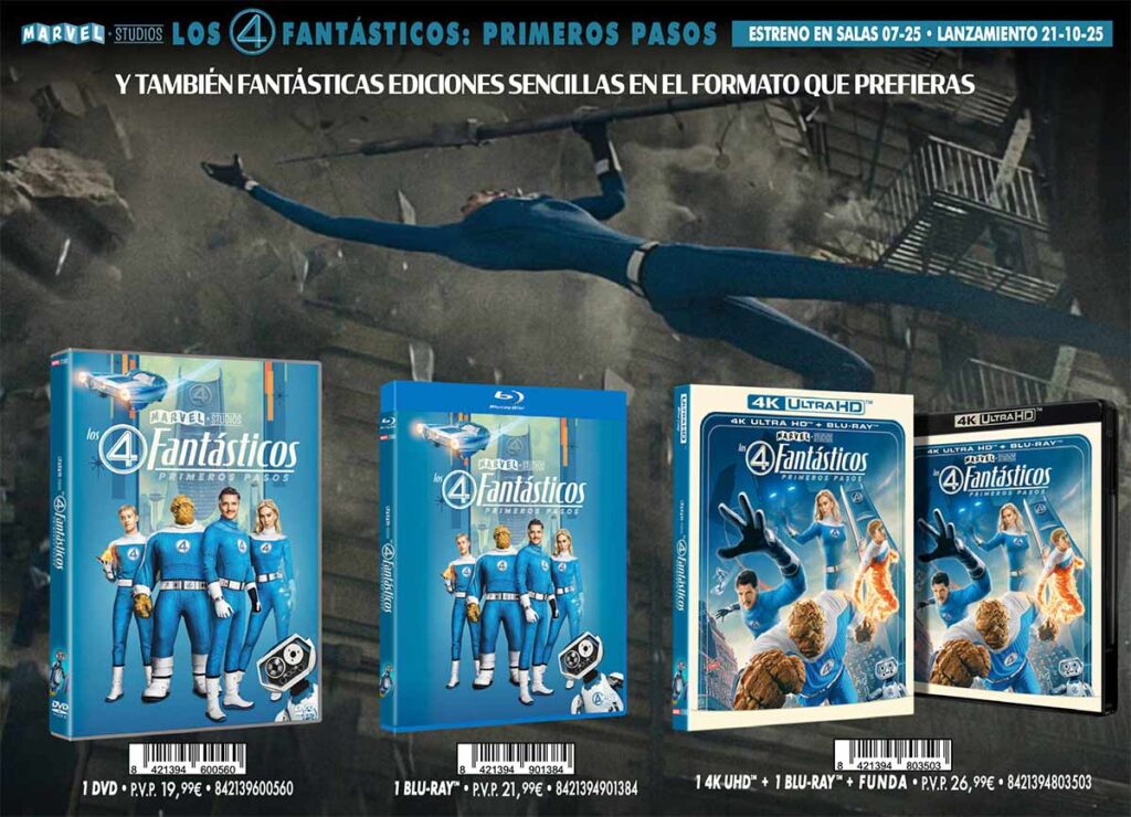 Concurso Los 4 fantásticos: Primeros pasos a elegir formato 1 Concurso Los cuatro fantásticos: Primeros