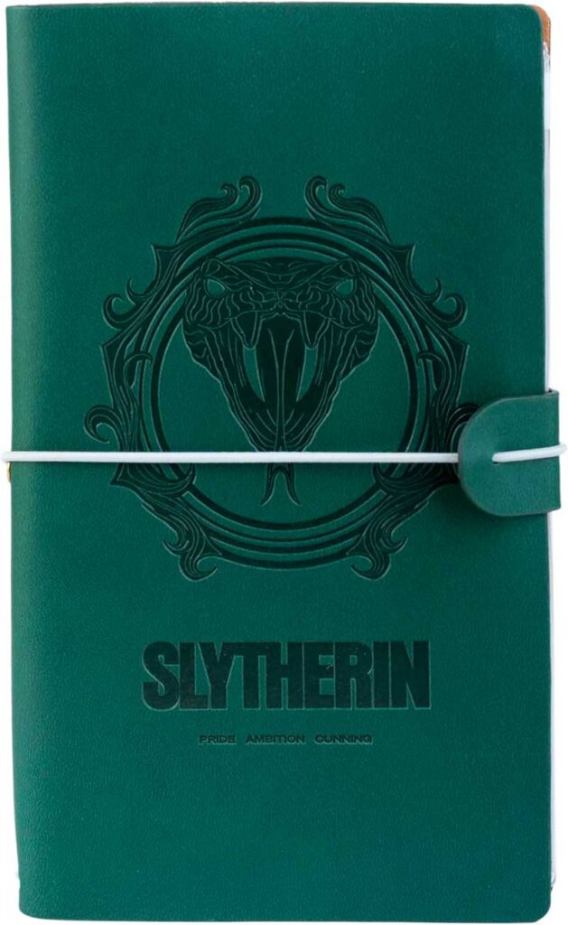 Harry Potter y la piedra filosofal cumple 25 años 3 Cuaderno de viaje Harry Potter Slytherin