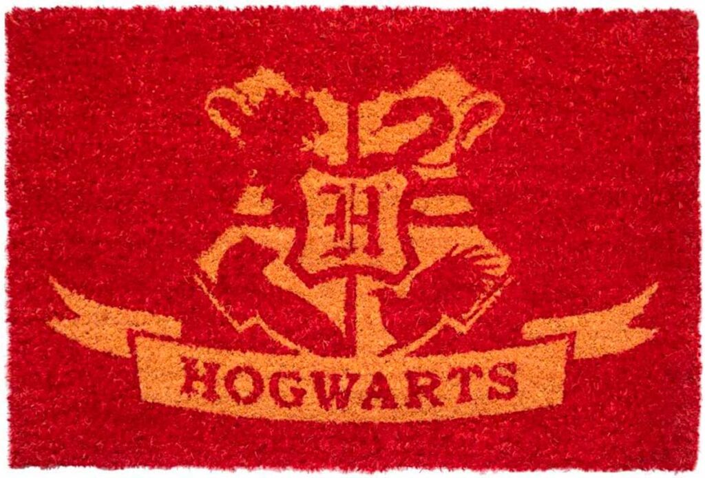Harry Potter y la piedra filosofal cumple 25 años 8 Felpudo Harry Potter Hogwarts