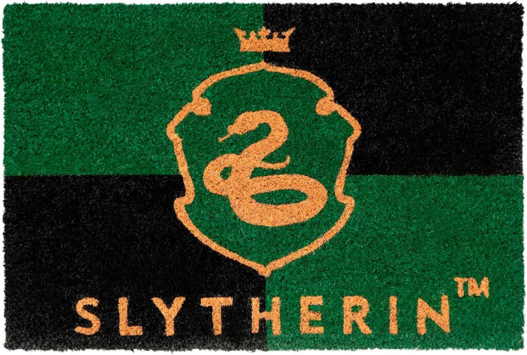 Harry Potter y la piedra filosofal cumple 25 años 7 Felpudo Harry Potter House Slytherin