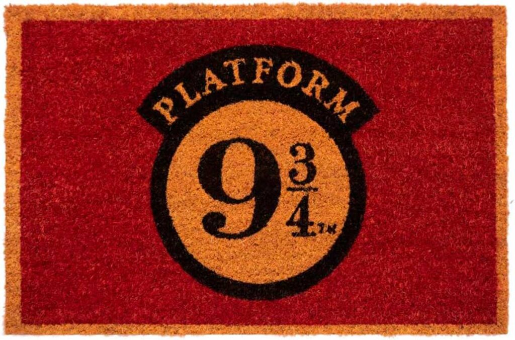 Harry Potter y la piedra filosofal cumple 25 años 5 Felpudo Harry Potter Andén 9 3/4