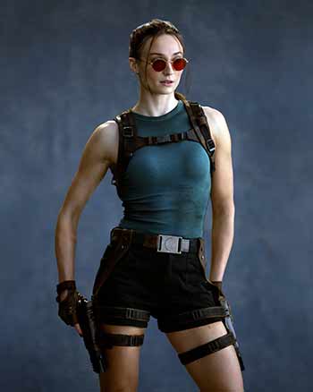 Primer vistazo oficial a Sophie Turner como Lara Croft 1 Sophie Turner como Lara Croft