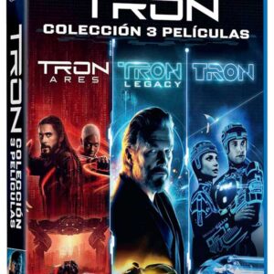 Tron (DVD) Pack 3 peliculas: Tron (1982) + Tron Legacy (2010) + Tron Ares (2025) Blu-ray
