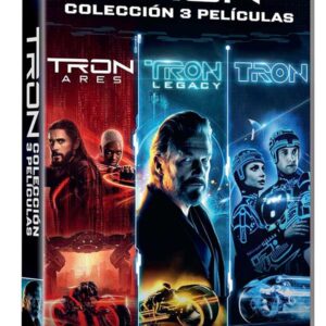 Tron (DVD) Pack 3 peliculas: Tron (1982) + Tron Legacy (2010) + Tron Ares (2025) DVD