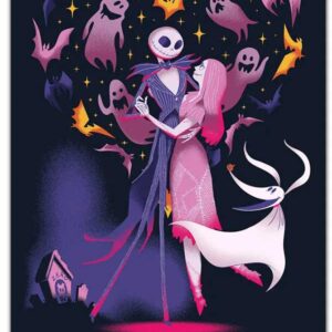 Poster Luminiscente Disney Pesadilla antes de Navidad