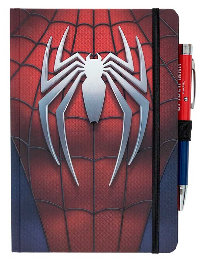 Asombroso primer tráiler de Spider-Man: Brand New Day. 2 Cuaderno Premium A5 con boligrafo proyector Marvel Spiderman