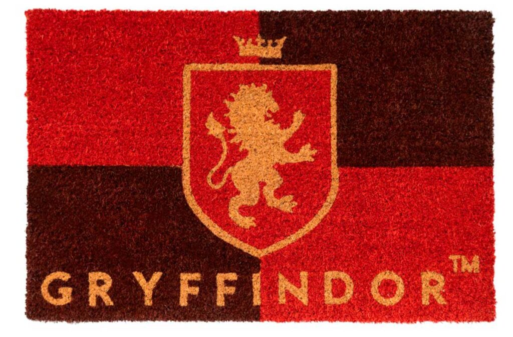 Harry Potter y la piedra filosofal cumple 25 años 6 Felpudo Harry Potter House Gryffindor