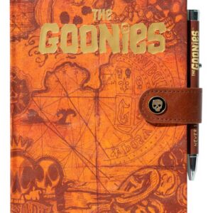 Cuaderno Premium A5 con bolígrafo proyector Los Goonies Mapa del tesoro