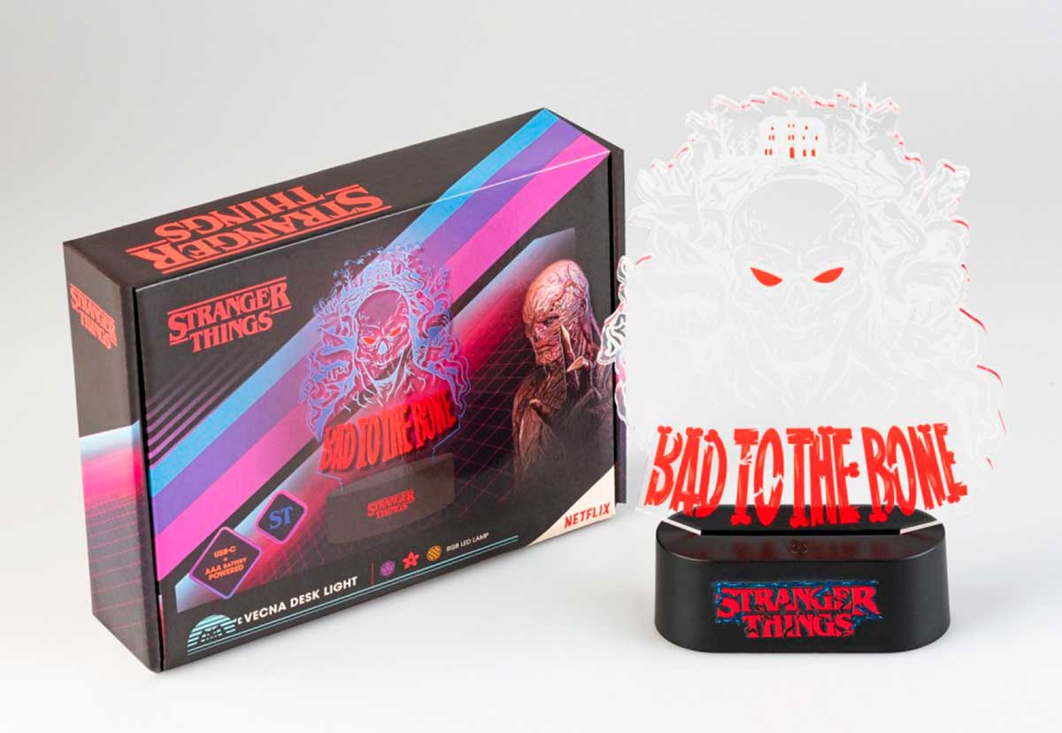 Lámpara LED de mesa Stranger Things Bad To The Bone 1 Lámpara LED de mesa Stranger Things Bad To The Bone