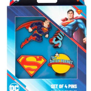 Set de 4 Pins DC Comics Superman