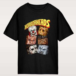 Camiseta Unisex Horror Heads -Talla M (GEN-7 STYLE)