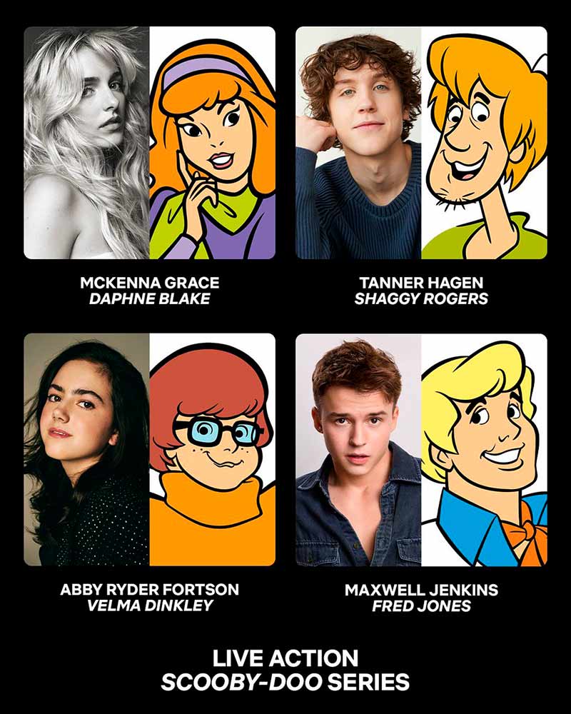 Maxwell Jenkins, Abby Ryder Fortson y Tanner Hagen se unen a la serie de Scooby-Doo. 1 serie de Scooby-Doo