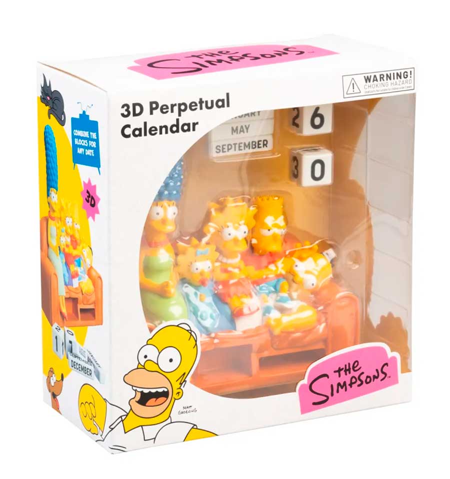 Calendario perpetuo The Simpson familia 2 Calendario perpetuo The Simpson familia