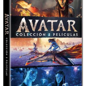 Avatar Pack 3 Peliculas (DVD): Avatar (2009) + Avatar: El Sentido del Agua (2022) + Avatar: Fuego y Ceniza (2025)
