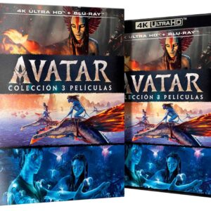 Avatar Pack 3 Peliculas (4K UHD + Blu-ray): Avatar (2009) + Avatar: El Sentido del Agua (2022) + Avatar: Fuego y Ceniza (2025)