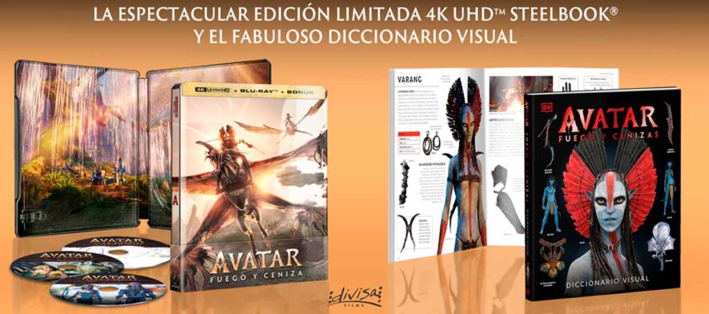 Concurso Avatar Fuego y Ceniza Steelbook + el fabuloso diccionario visual de la película 2 Concurso Avatar Fuego y Ceniza Steelbook + Diccionario visual