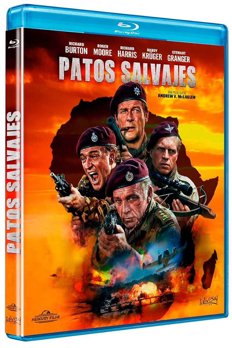 Woo Product Template - Acción Cine Store 1 Patos Salvajes (The Wild Geese) (1978) (Andrew V. McLaglen) (Blu-ray)