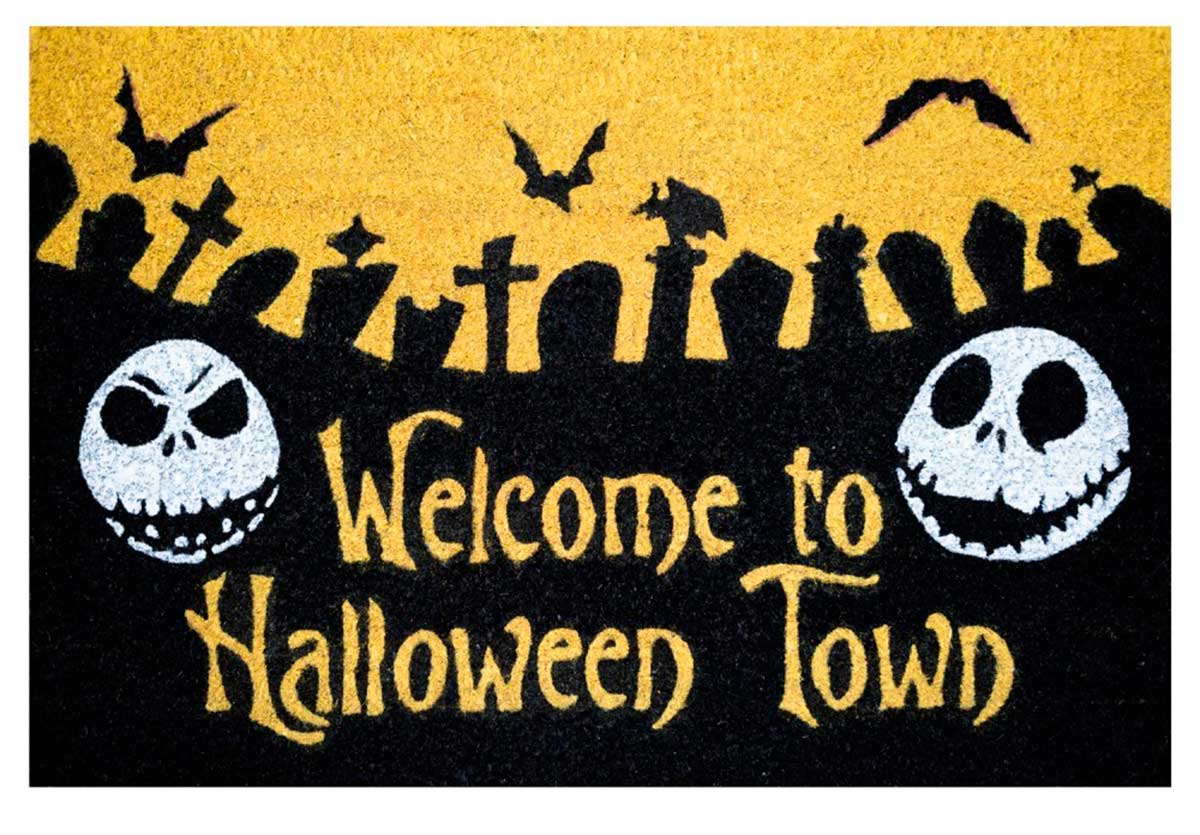 Woo Product Template - Acción Cine Store 1 Felpudo Disney Pesadilla antes de Navidad - Halloween Town