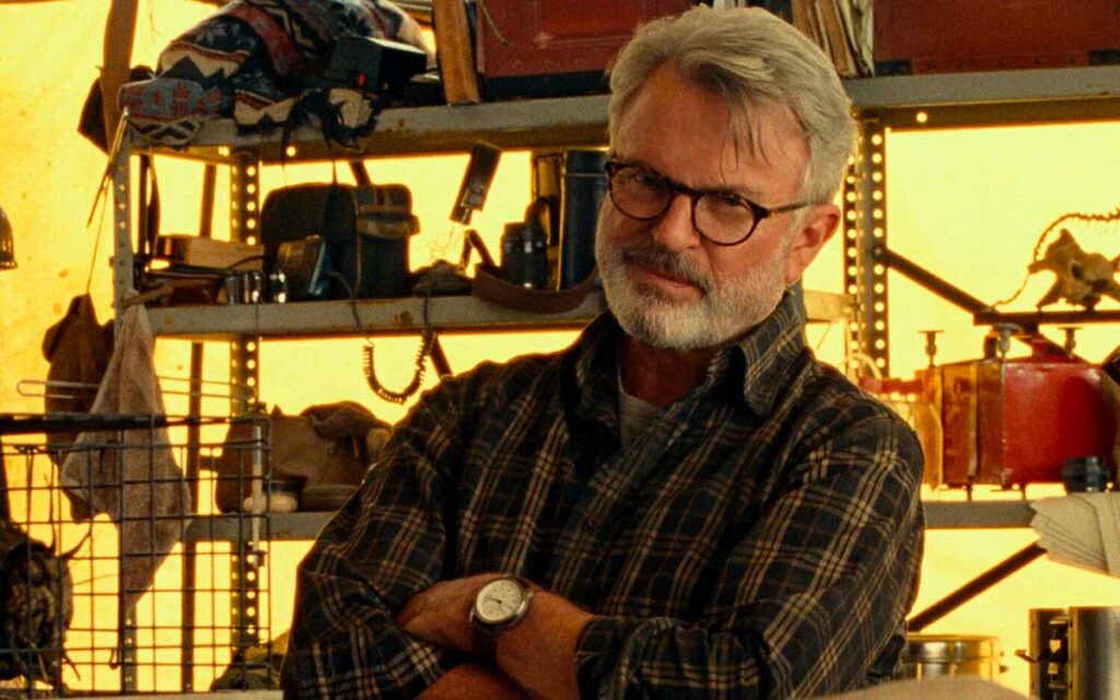 Muere Sam Neill a los 78 años, el inolvidable doctor Alan Grant de Jurassic Park 1 Muere Sam Neill