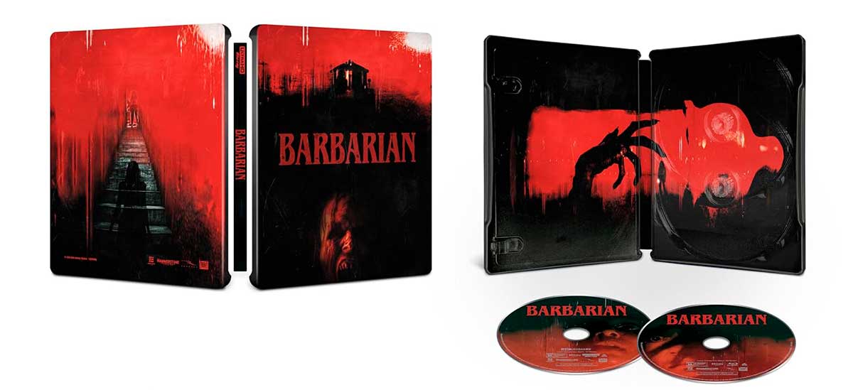 Barbarian Steelbook 4K UHD + Blu-ray 1 Barbarian Steelbook 4K UHD + Blu-ray