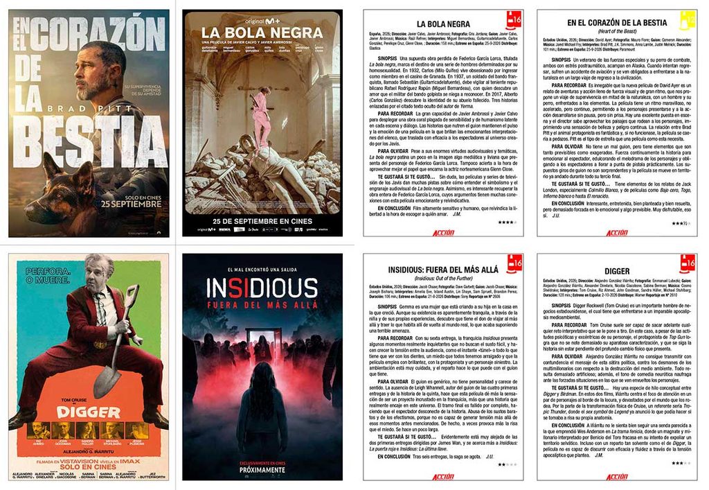 Revista ACCION Noviembre 2026 número 2611 - Indiana Jones 5 Revista ACCION Noviembre 2026 número 2611